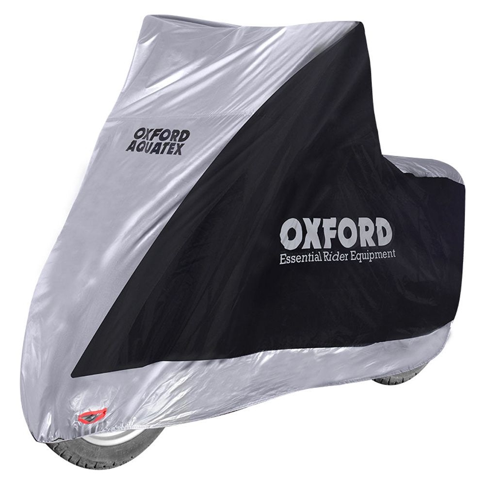 Oxford Aquatex Highscreen Scooter Cover Black / Silver - FREE UK Shipping, FREE 365 Day Returns | Moto Central