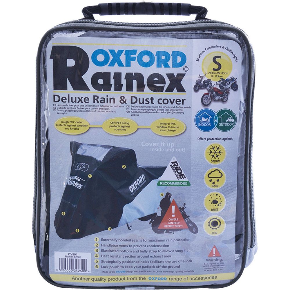 Oxford Rainex Outdoor Cover Black / White