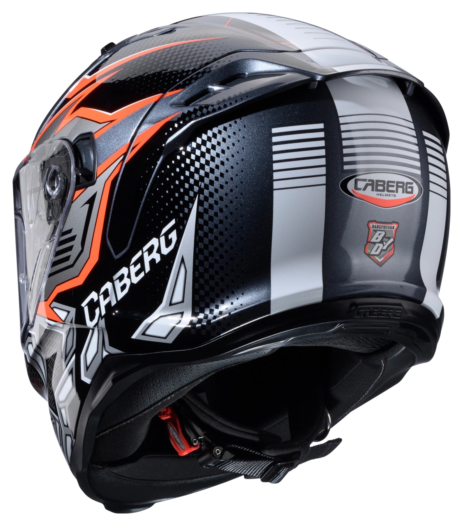 Caberg Avalon X Gurkha Full Face Helmet Black / Grey / Fluo Orange - FREE UK Shipping, FREE 365 Day Returns | Moto Central