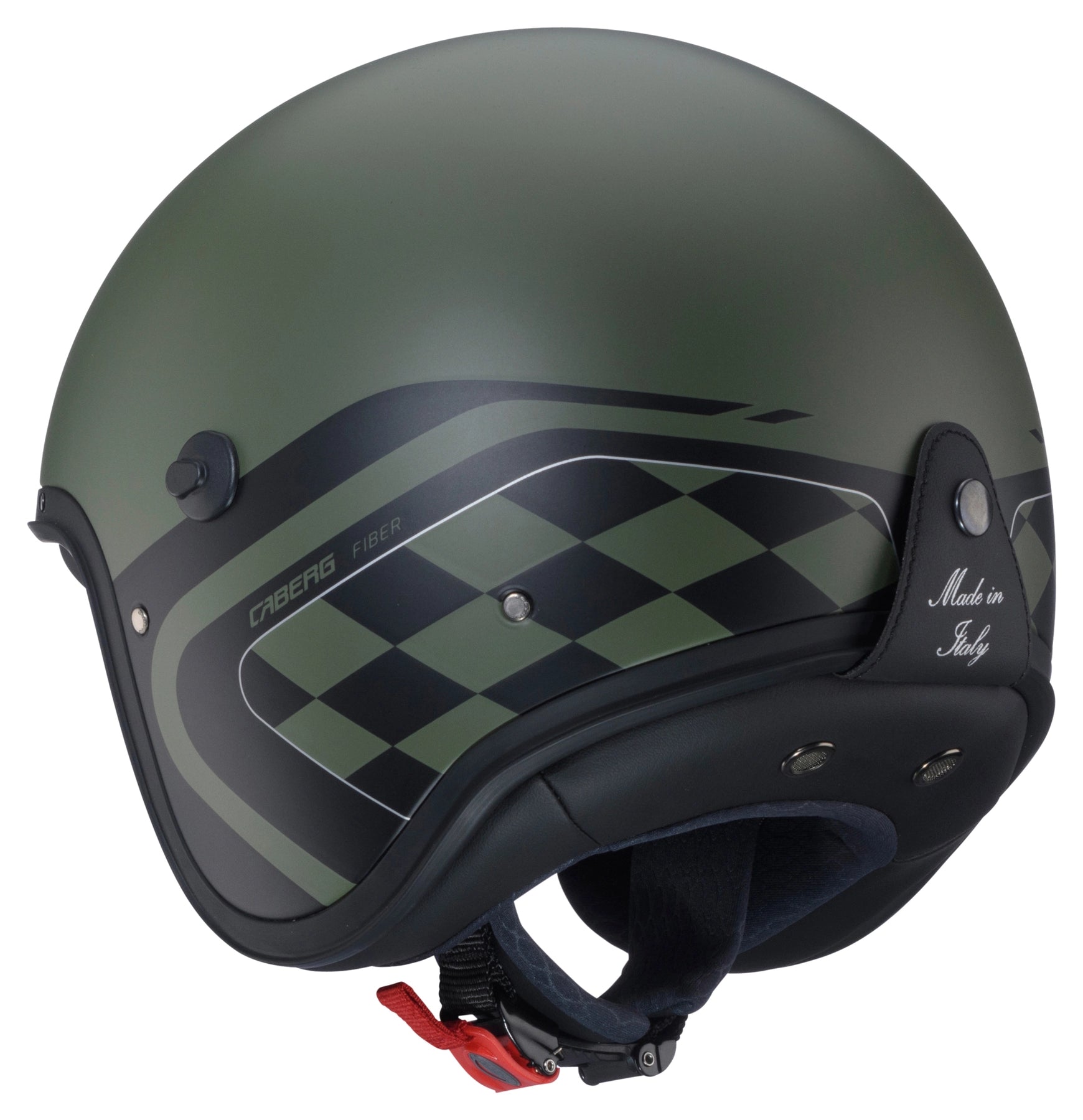 Caberg Freeride X Daytona Open Face Helmet Matt Military Green / Black / Silver