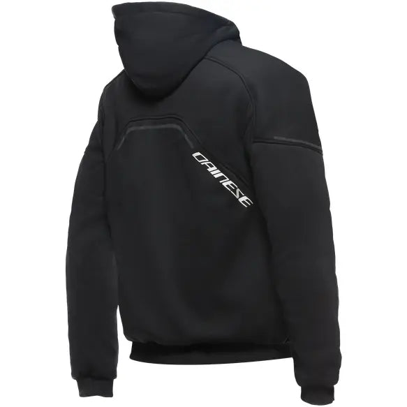 Dainese Daemon X Protective Hoodie Black / Black / White - FREE UK Shipping, FREE 365 Day Returns | Moto Central