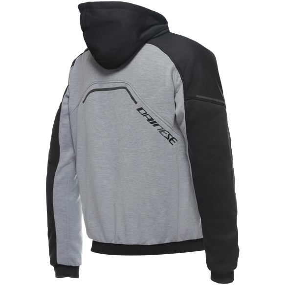 Dainese Daemon X Protective Hoodie Grey / Black / Fluo Red