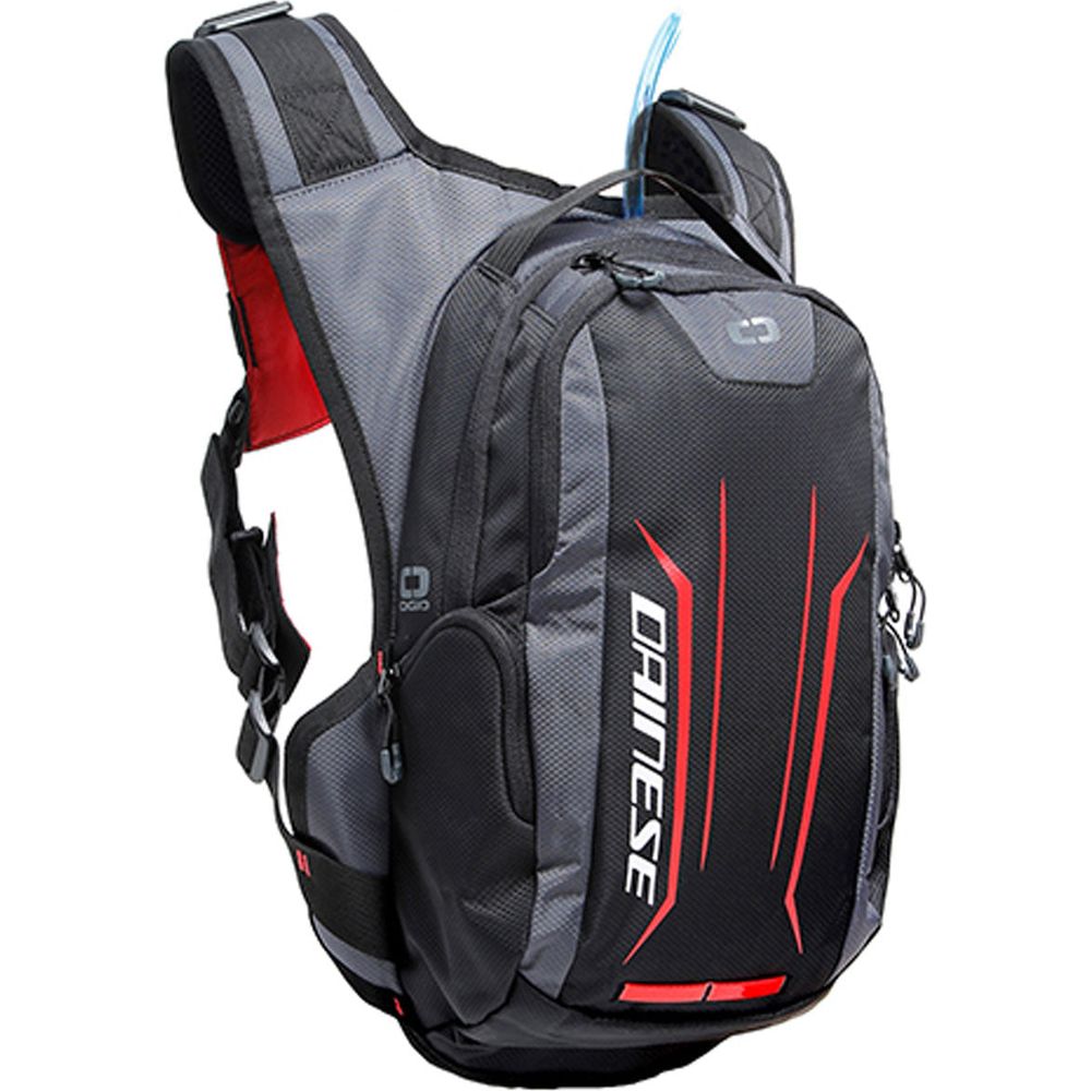 Dainese Alligator Backpack Black / Red With 2L Water Bag