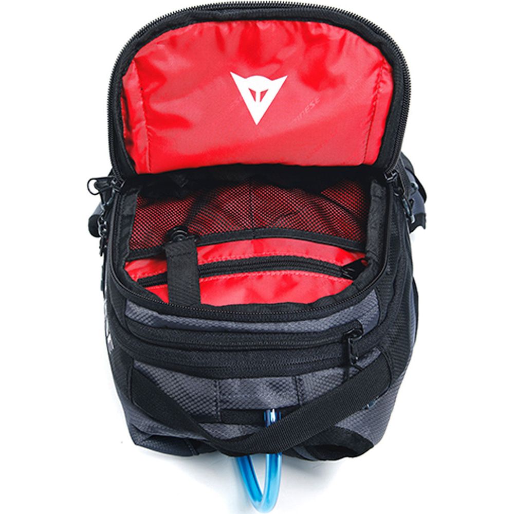 Dainese Alligator Backpack Black / Red With 2L Water Bag