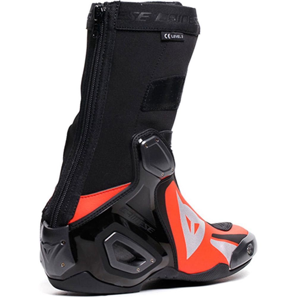 Dainese Axial 2 Boots Black / Fluo Red