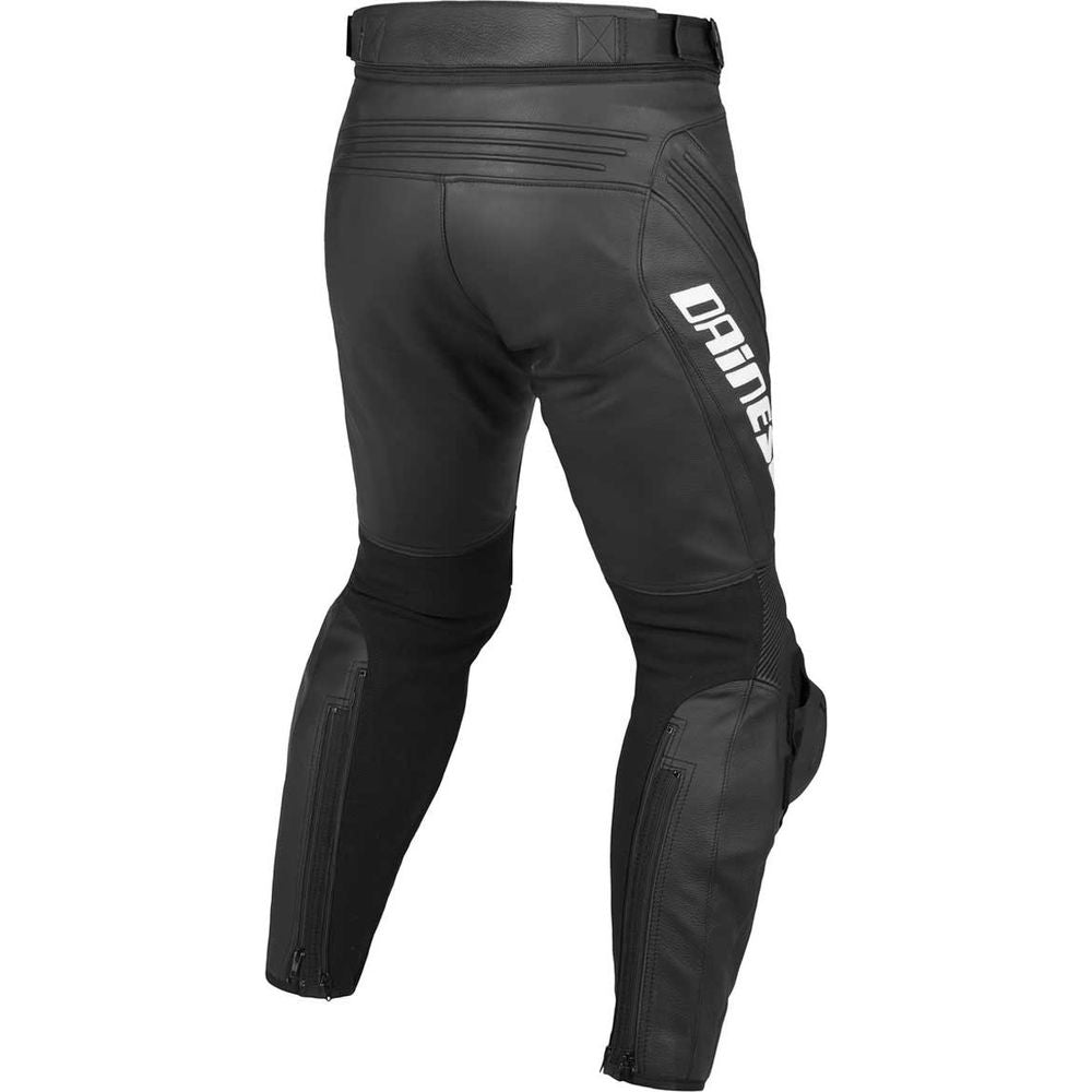 Dainese Delta Pro Evo C2 Pelle Leather Trouser Black / Black - FREE UK Shipping, FREE 365 Day Returns | Moto Central