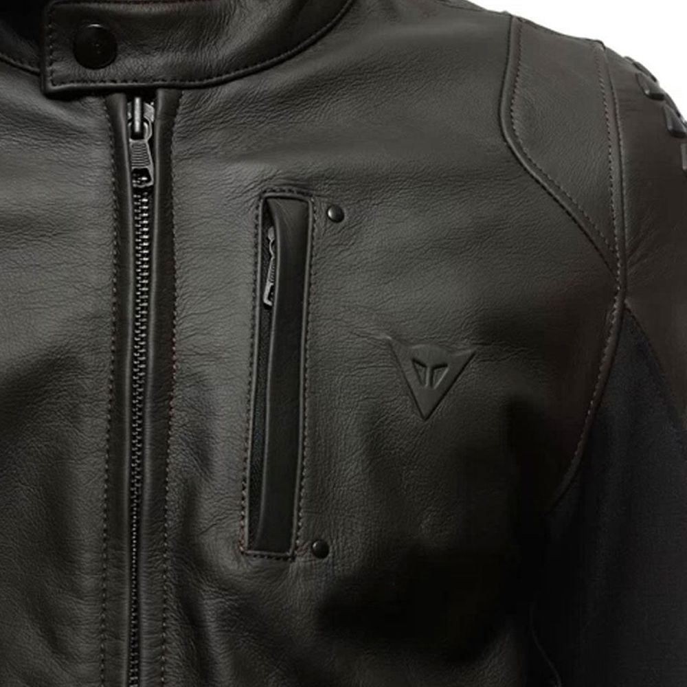 Dainese Istrice Leather Jacket Dark Brown