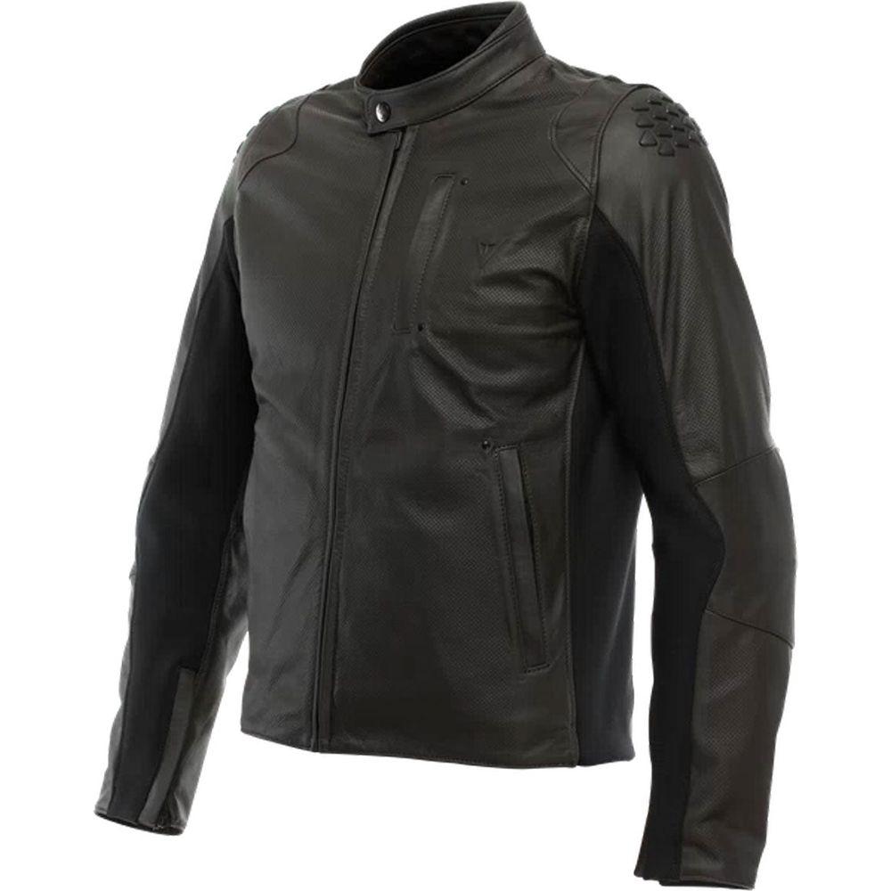 Dainese Istrice Perforated Leather Jacket Dark Brown