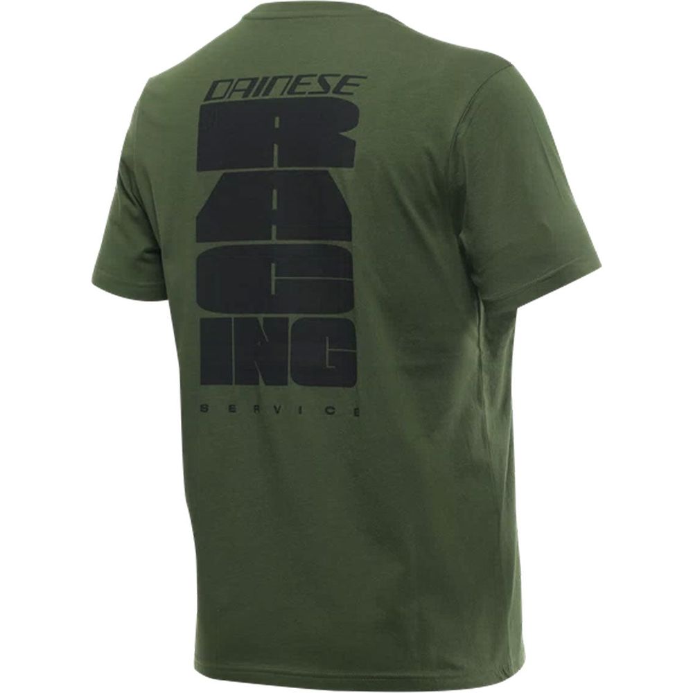 Dainese Racing Service T-Shirt Garden Green - FREE UK Shipping, FREE 365 Day Returns | Moto Central