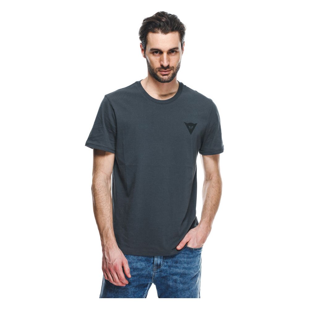 Dainese Racing Service T-Shirt Castle Rock Grey - FREE UK Shipping, FREE 365 Day Returns | Moto Central