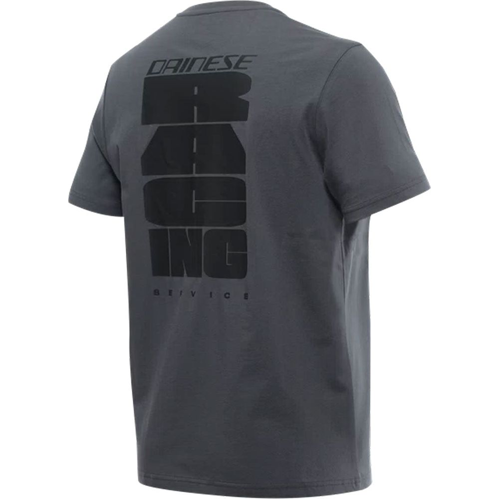 Dainese Racing Service T-Shirt Castle Rock Grey - FREE UK Shipping, FREE 365 Day Returns | Moto Central