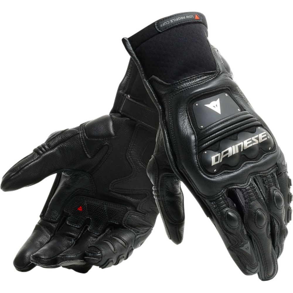 Dainese Steel Pro In CE Leather Gloves Black / Anthracite