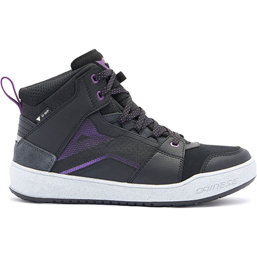 Dainese Suburb D-WP Ladies Shoes Black / White / Metal Purple