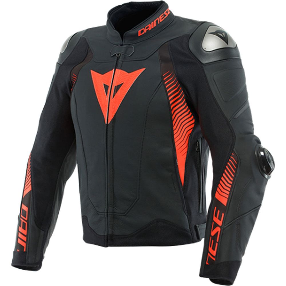 Dainese Super Speed 4 Leather Jacket Black / Red