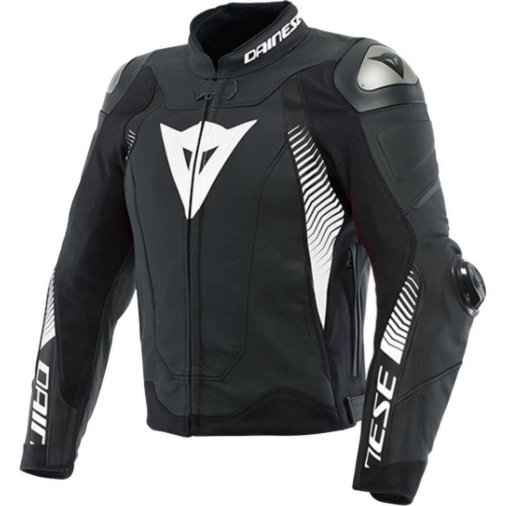 Dainese Super Speed 4 Leather Jacket Black / White