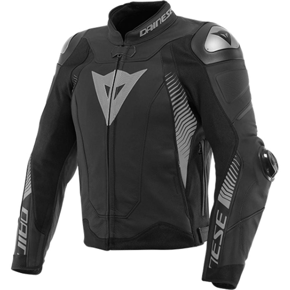 Dainese Super Speed 4 Leather Jacket Black / Grey