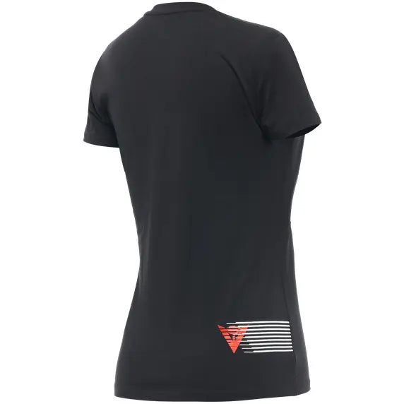 Dainese Logo Ladies T-Shirt Black - FREE UK Shipping, FREE 365 Day Returns | Moto Central