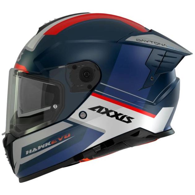 Axxis Hawk Evo SV Daytona C7 Full Face Helmet Matt Blue