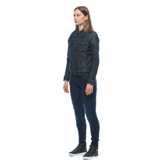 Dainese Ladies Riding Denim Jacket Dark Blue