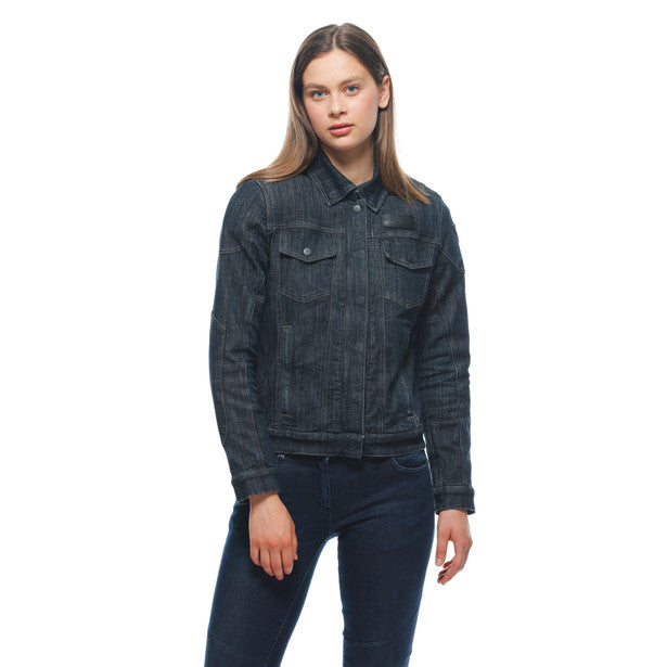 Dainese Ladies Riding Denim Jacket Dark Blue