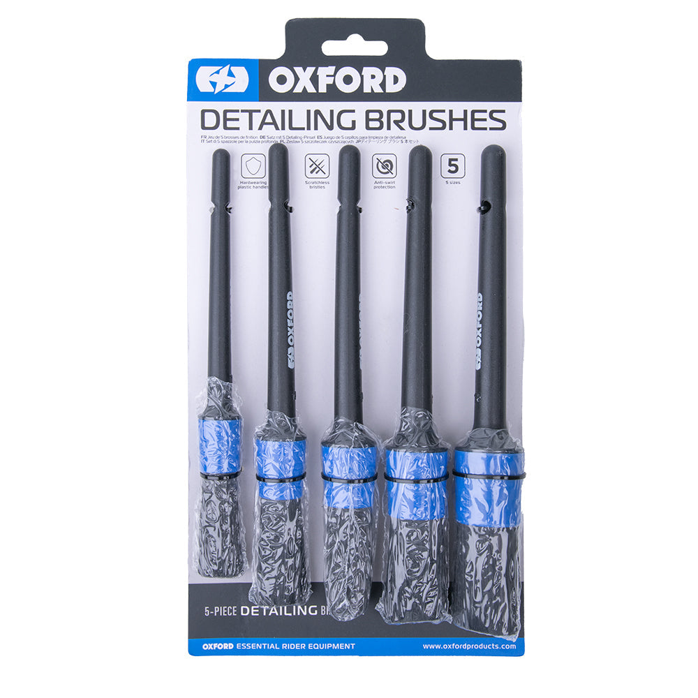 Oxford Detailing Brush Black - Pack Of 5