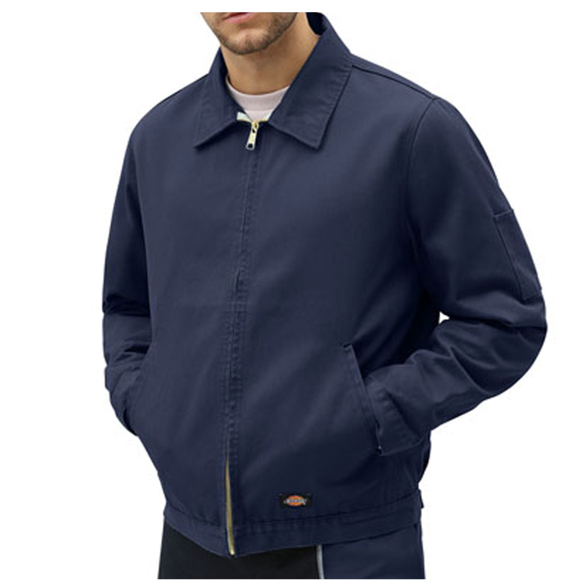 Dickies Lined Eisenhower Jacket Dark Navy - FREE UK Shipping, FREE 365 Day Returns | Moto Central