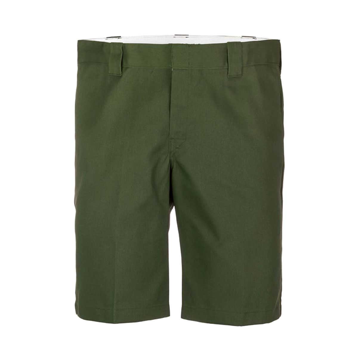 Dickies Slim Fit Shorts Olive Green - FREE UK Shipping, FREE 365 Day Returns | Moto Central