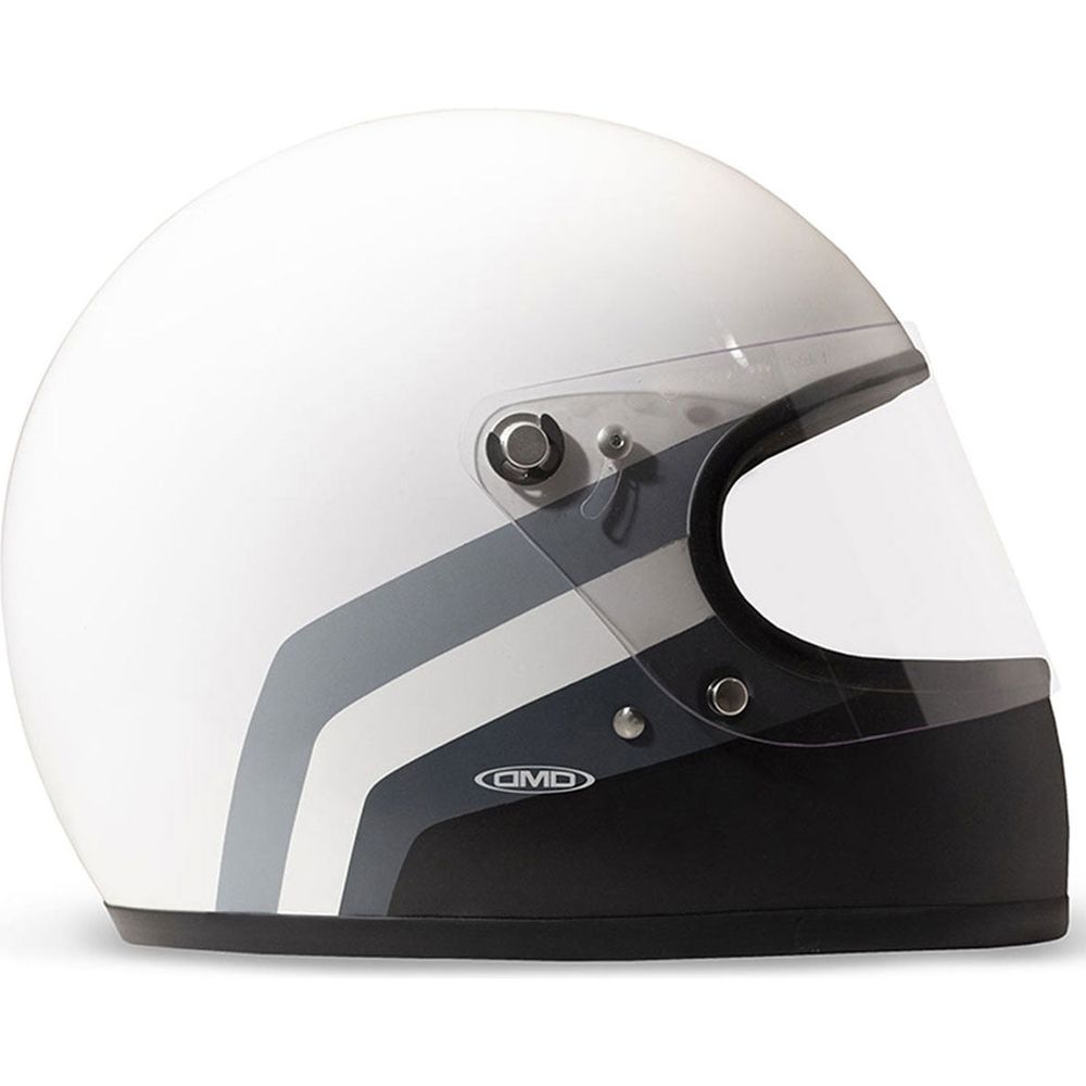 DMD Rocket Standard Full Face Helmet Grayscale  - FREE UK Shipping, FREE 365 Day Returns | Moto Central