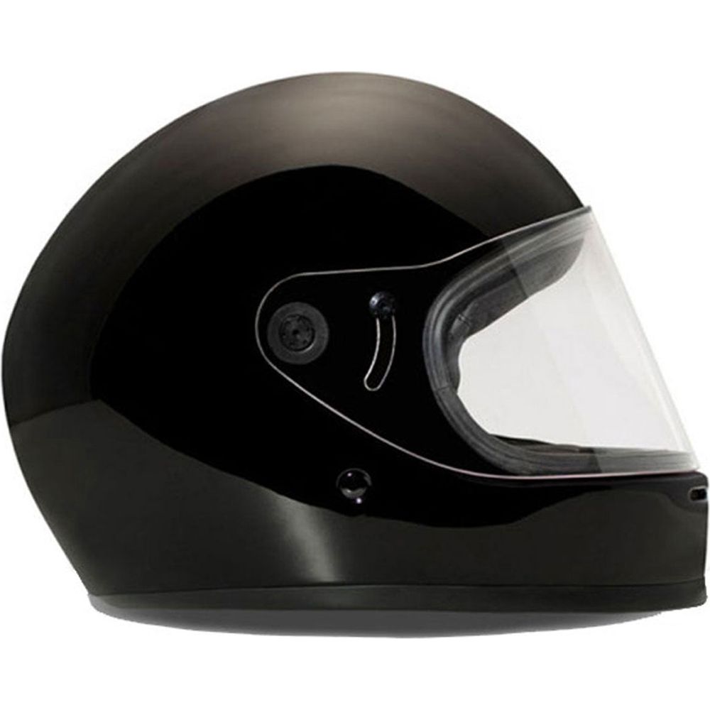 DMD Rivale Standard Full Face Helmet Solid Gloss Black  - FREE UK Shipping, FREE 365 Day Returns | Moto Central