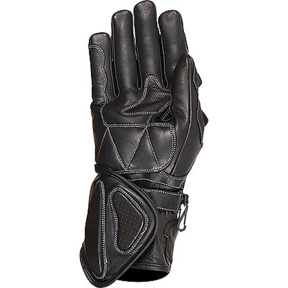 Duchinni DR1 Leather Gloves Black - FREE UK Shipping, FREE 365 Day Returns | Moto Central