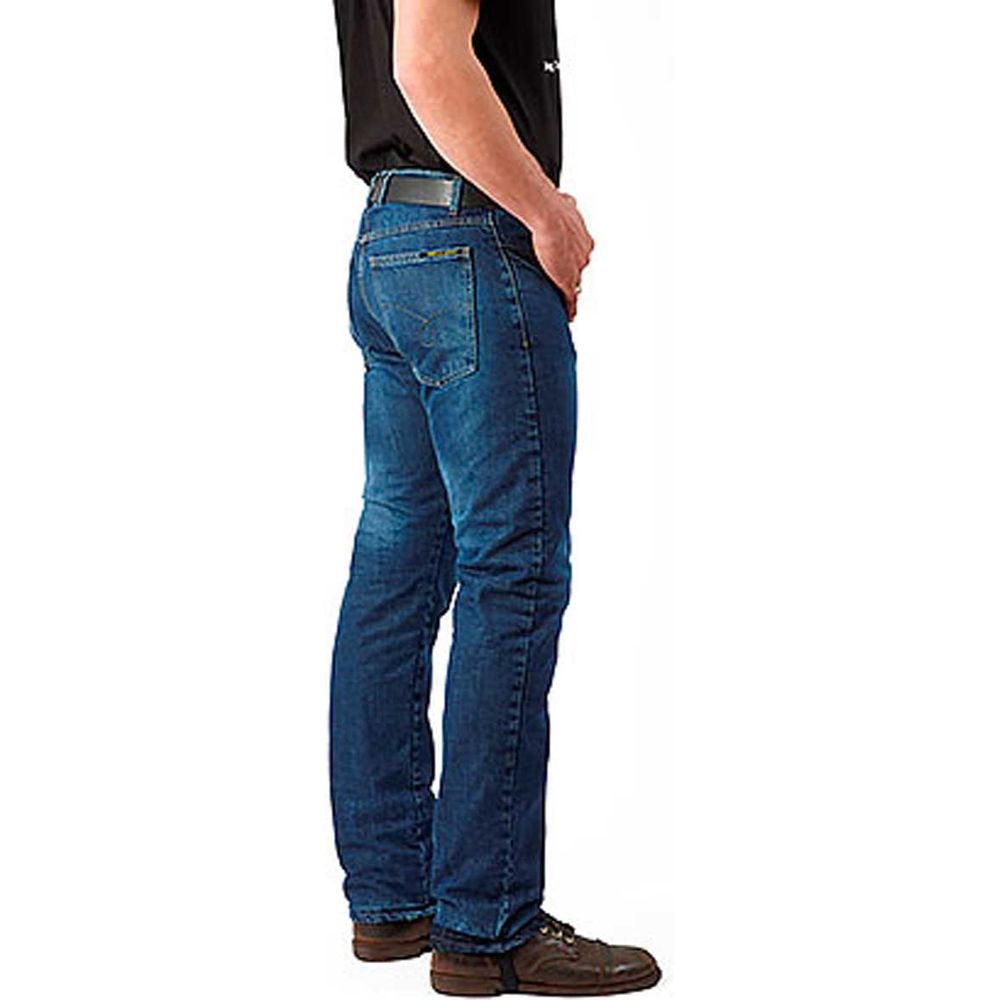 Draggin Holeshot Riding Denim Jeans Blue - FREE UK Shipping, FREE 365 Day Returns | Moto Central