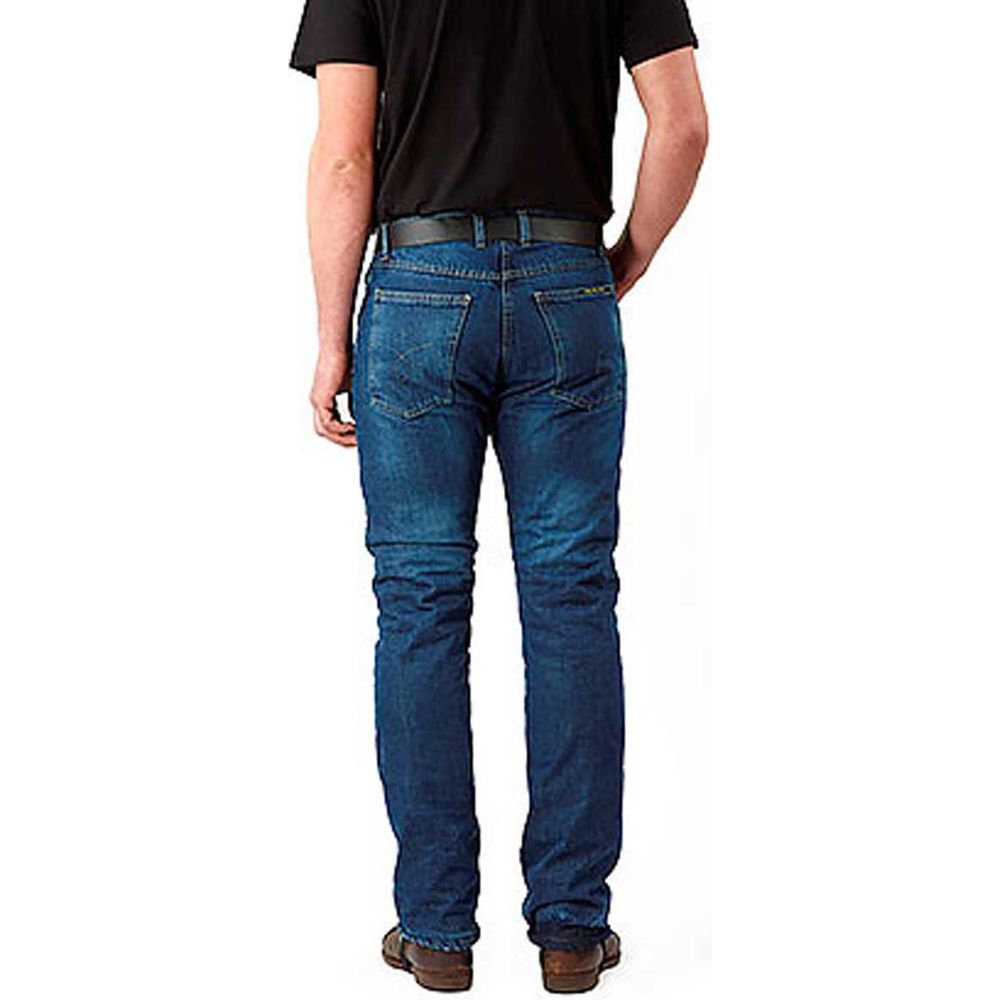 Draggin Holeshot Riding Denim Jeans Blue - FREE UK Shipping, FREE 365 Day Returns | Moto Central