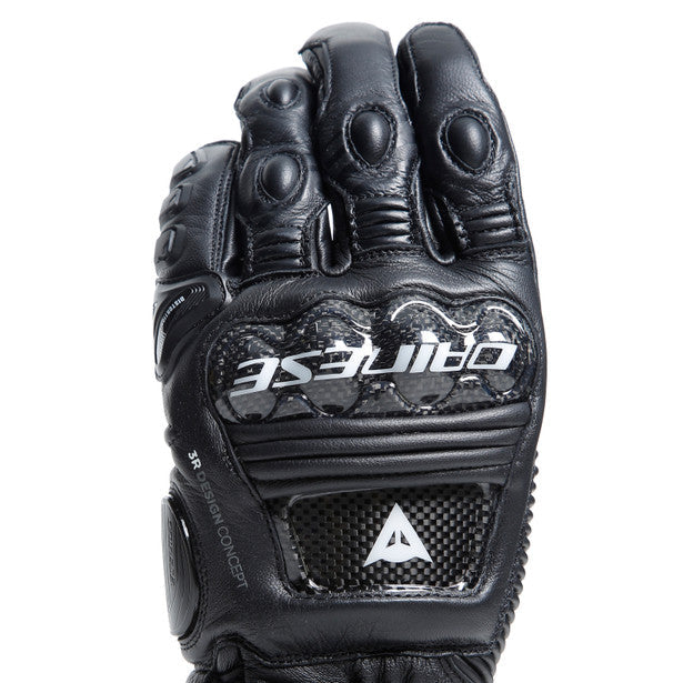 Dainese Druid 4 Leather Gloves Black / Black / Charcoal Grey