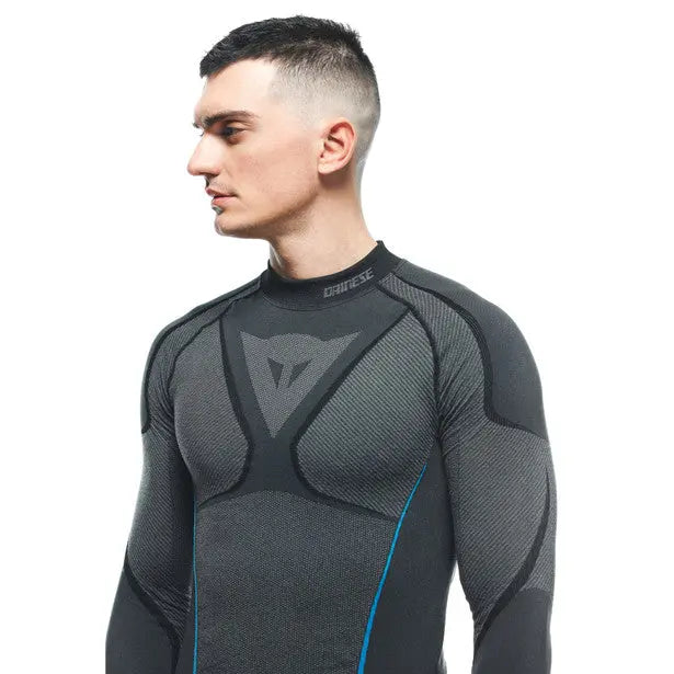 Dainese Dry Long Sleeves Base Layer Top Grey - FREE UK Shipping, FREE 365 Day Returns | Moto Central