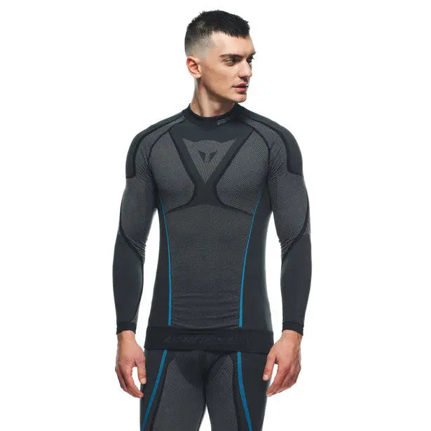 Dainese Dry Long Sleeves Base Layer Top Grey - FREE UK Shipping, FREE 365 Day Returns | Moto Central