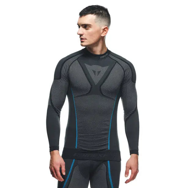 Dainese Dry Long Sleeves Base Layer Top Grey - FREE UK Shipping, FREE 365 Day Returns | Moto Central