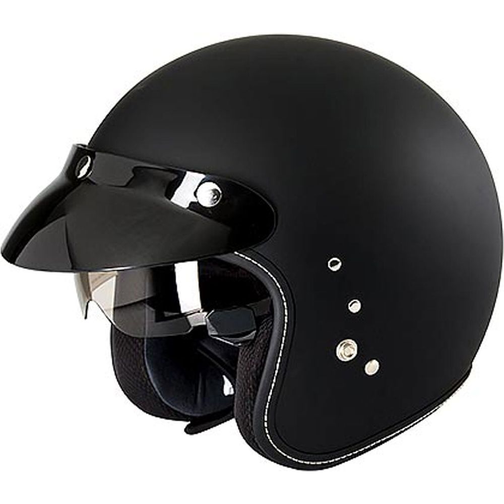 Duchinni D501 Open Face Helmet Matt Black