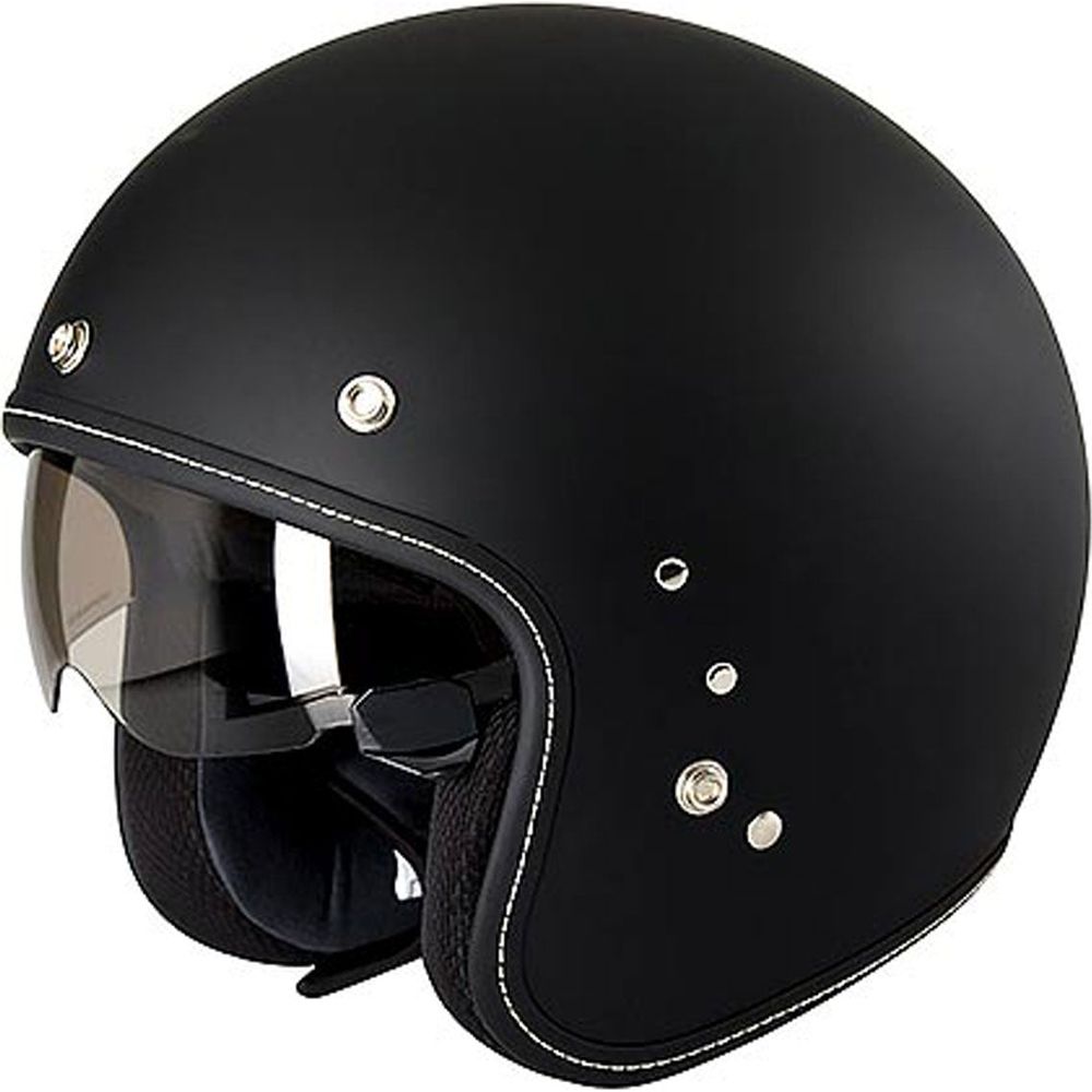 Duchinni D501 Open Face Helmet Matt Black