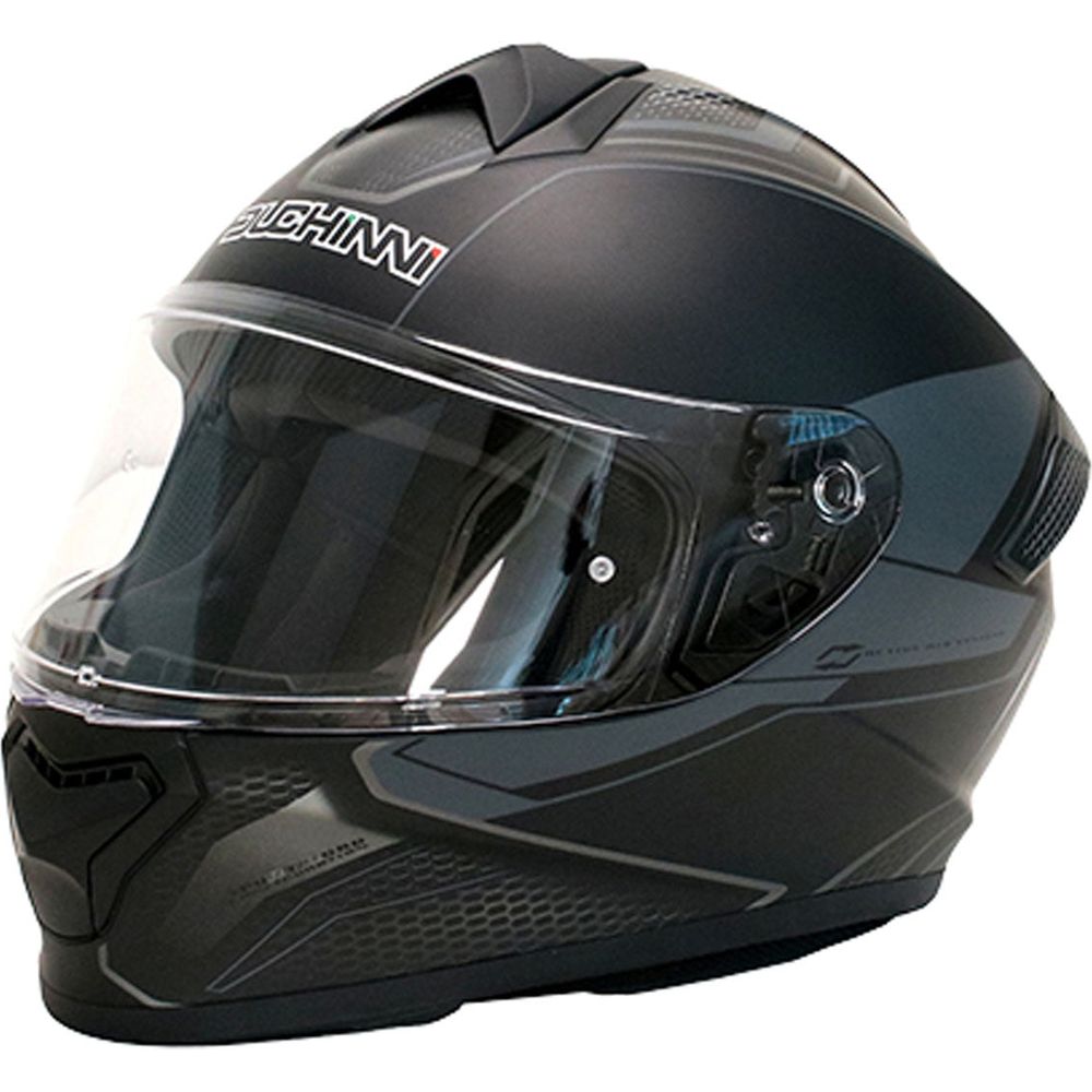 Duchinni D977 Full Face Helmet Black / Gunmetal