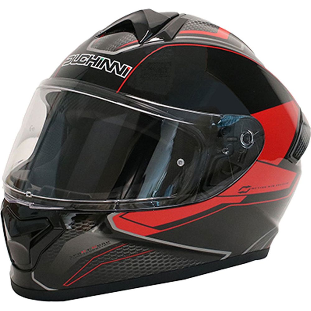 Duchinni D977 Full Face Helmet Black / Red