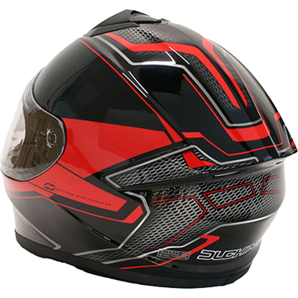 Duchinni D977 Full Face Helmet Black / Red