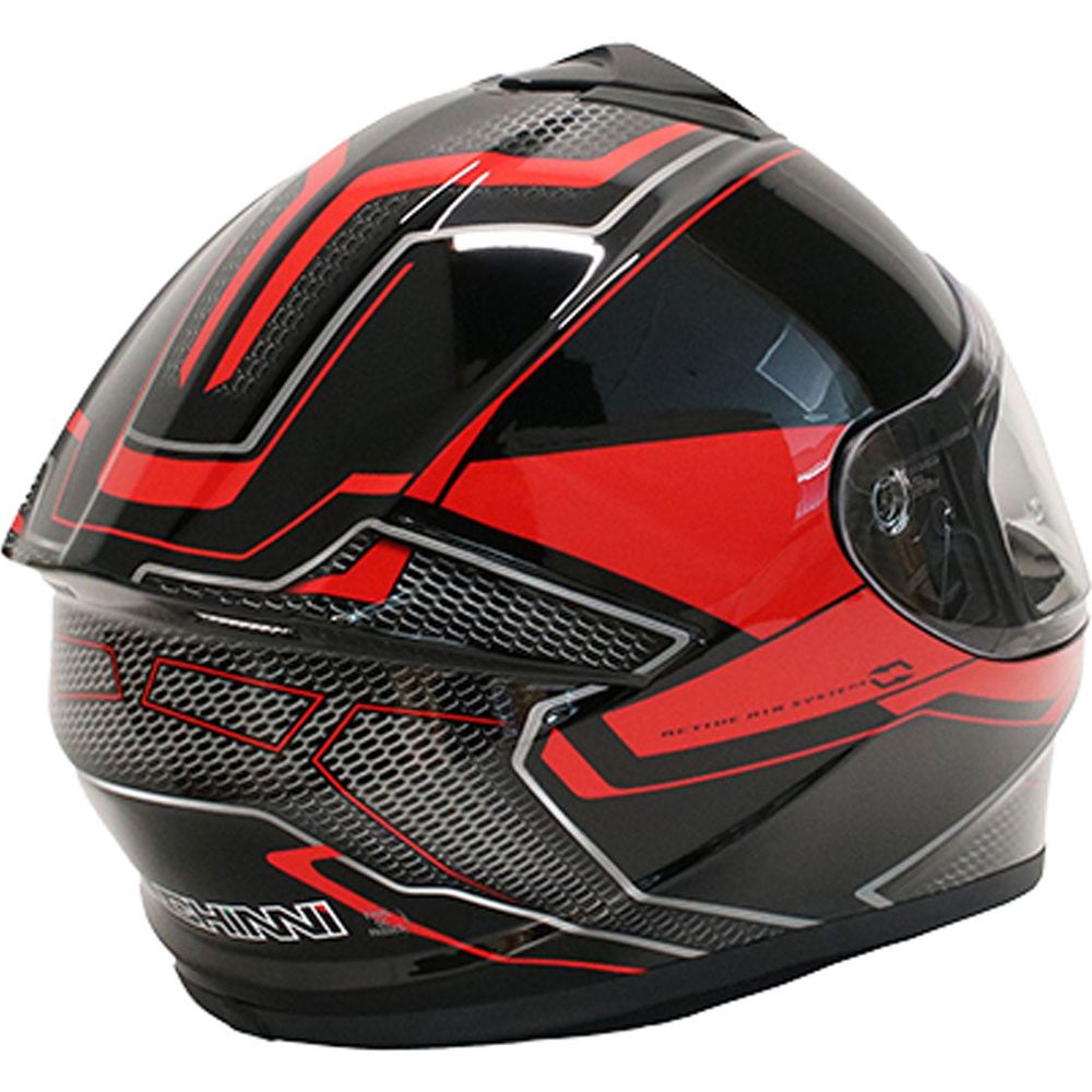 Duchinni D977 Full Face Helmet Black / Red