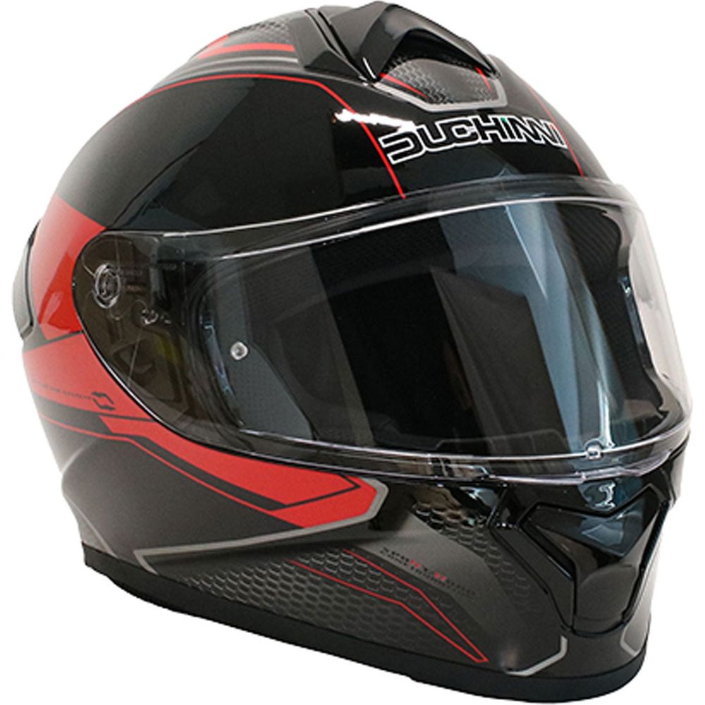 Duchinni D977 Full Face Helmet Black / Red