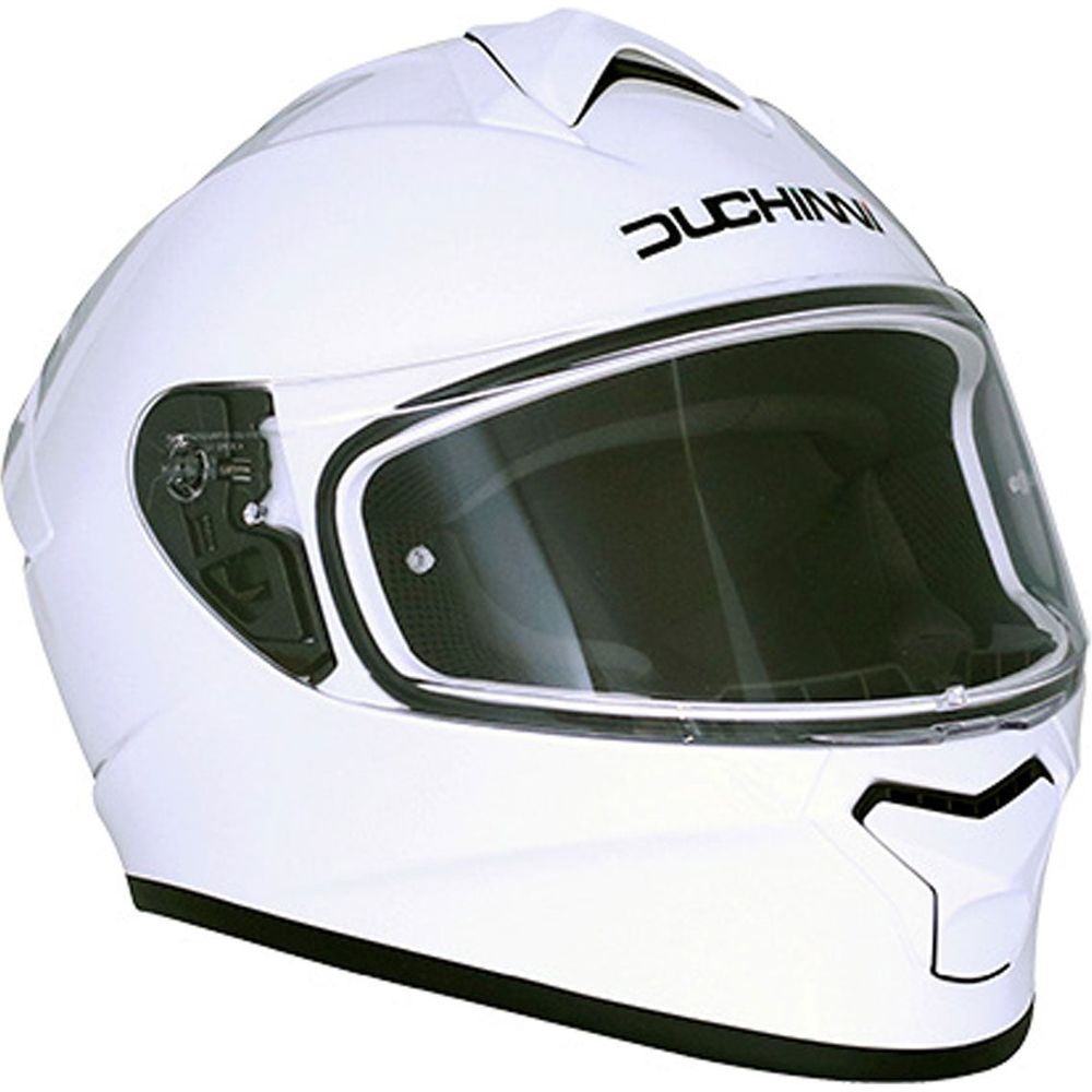 Duchinni D977 Full Face Helmet White - FREE UK Shipping, FREE 365 Day Returns | Moto Central