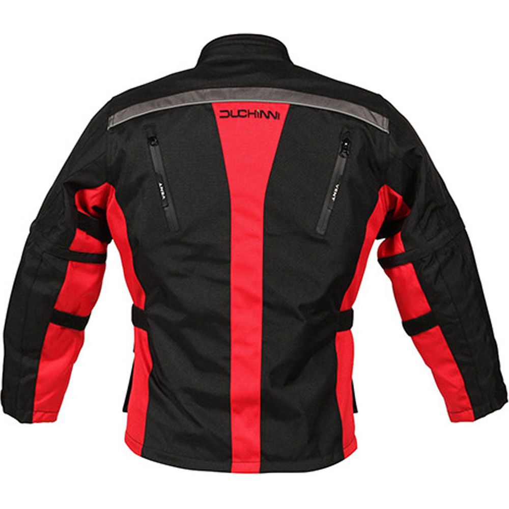 Duchinni Jago Kids Textile Jacket Black / Red  - FREE UK Shipping, FREE 365 Day Returns | Moto Central