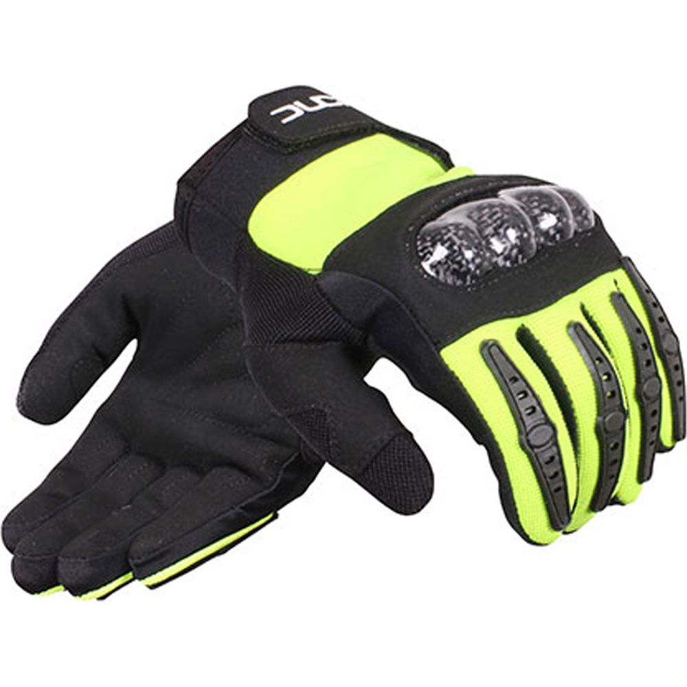 Duchinni Jago Kids Textile Gloves Black / Neon - FREE UK Shipping, FREE 365 Day Returns | Moto Central