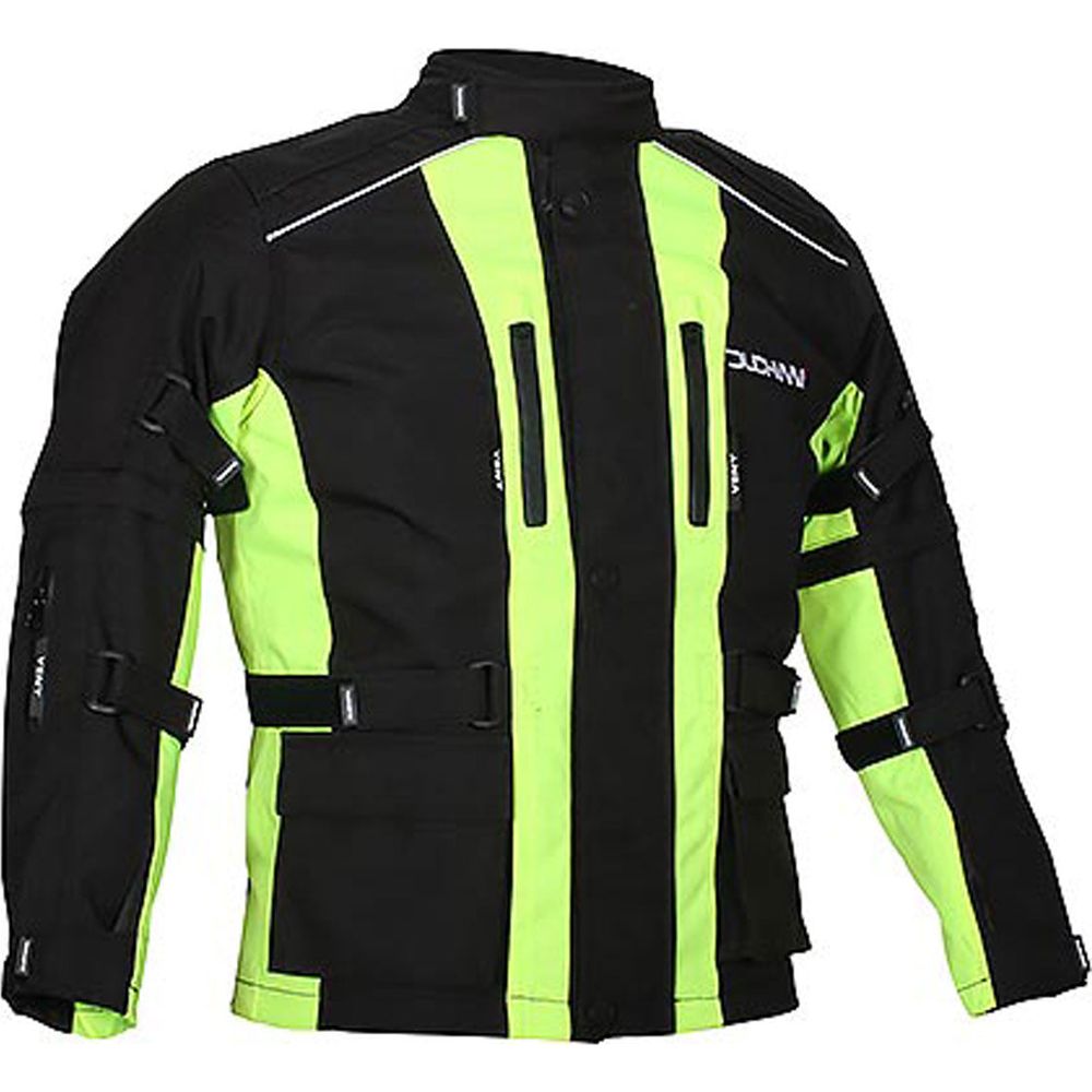 Duchinni Jago Kids Textile Jacket Black / Neon  - FREE UK Shipping, FREE 365 Day Returns | Moto Central