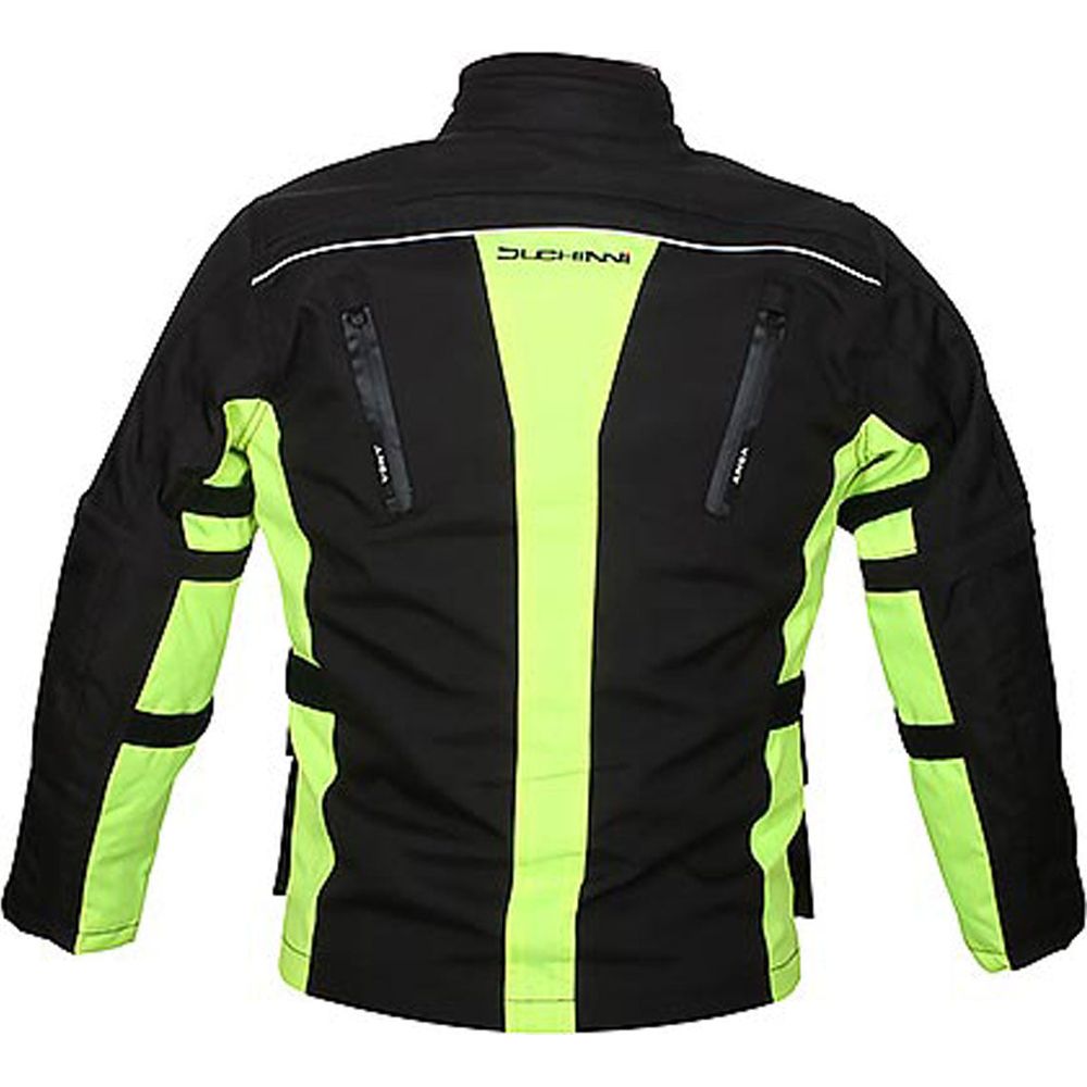 Duchinni Jago Kids Textile Jacket Black / Neon  - FREE UK Shipping, FREE 365 Day Returns | Moto Central