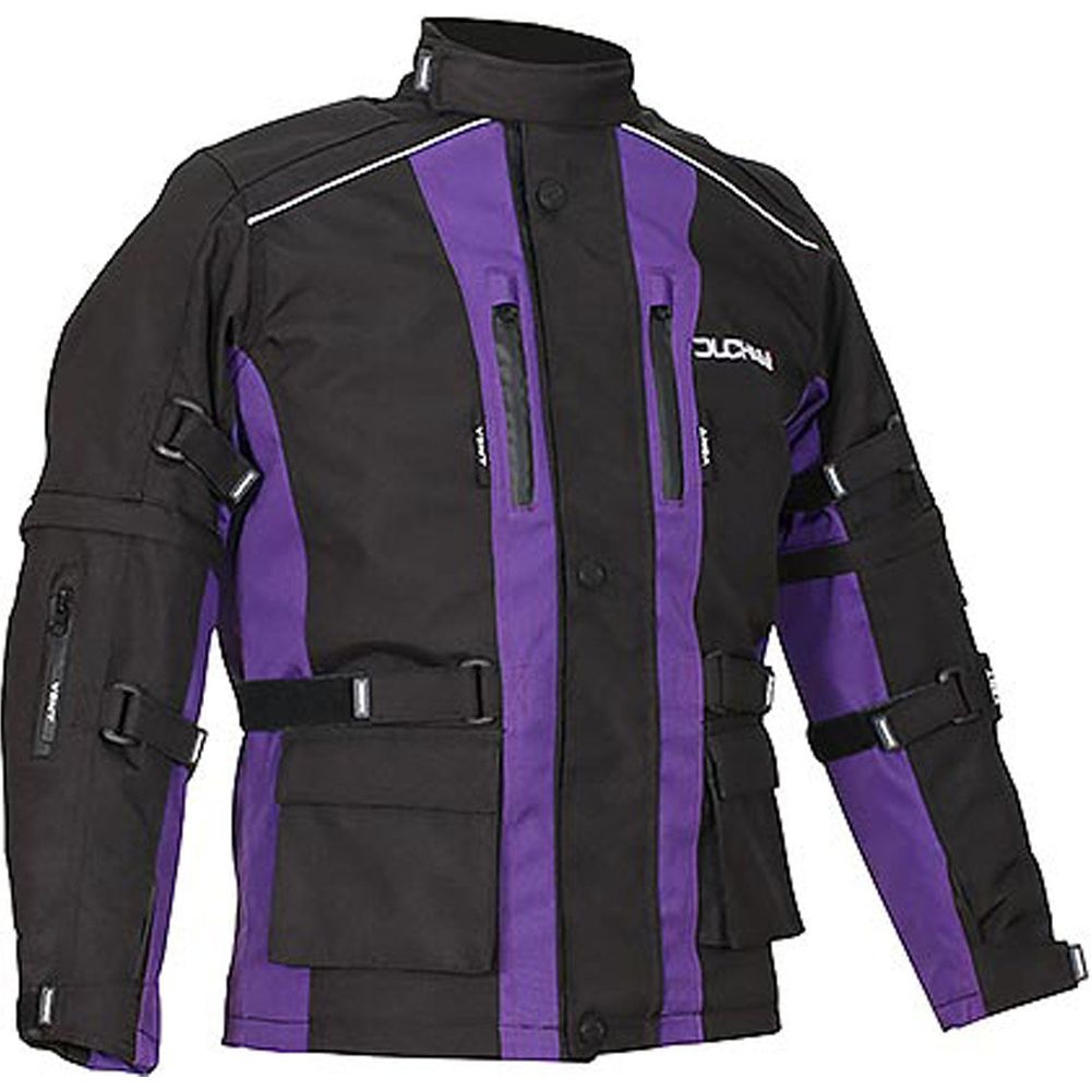 Duchinni Jago Kids Textile Jacket Black / Purple  - FREE UK Shipping, FREE 365 Day Returns | Moto Central