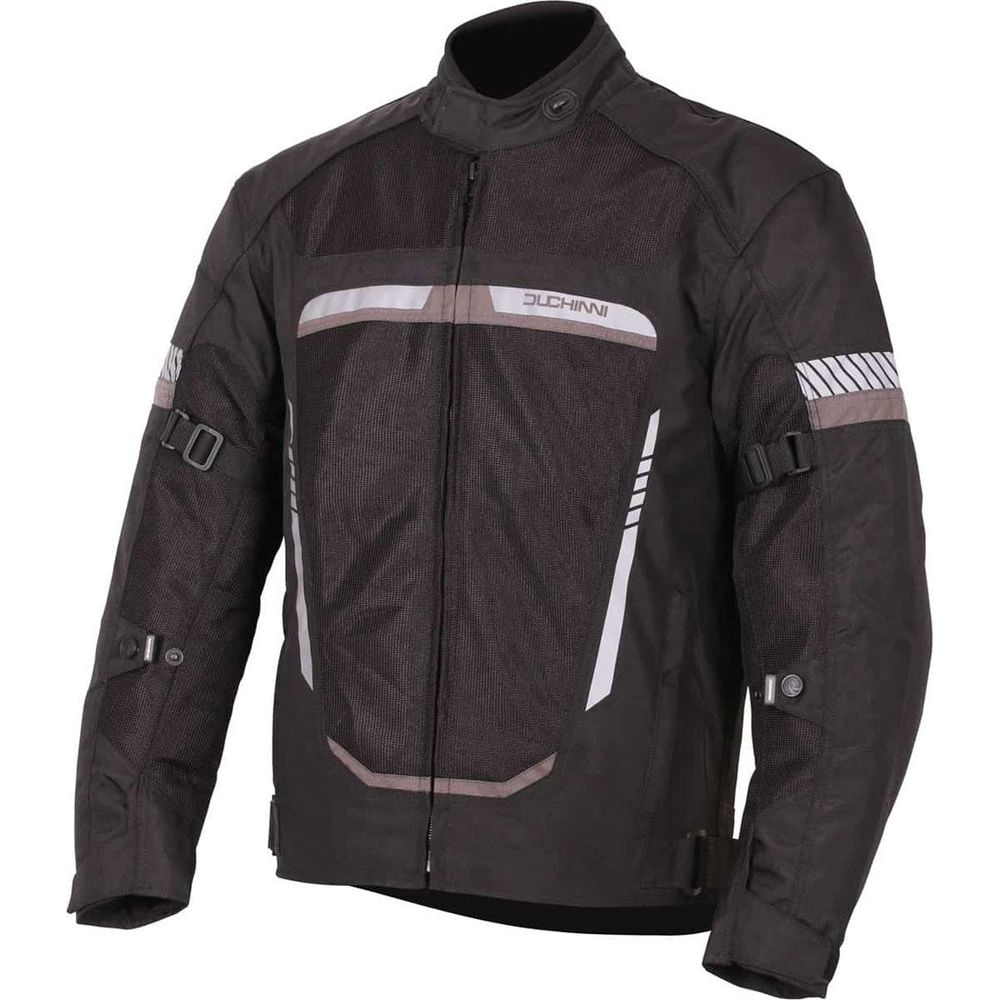 Duchinni Mistral Textile Jacket Black / Gunmetal  - FREE UK Shipping, FREE 365 Day Returns | Moto Central